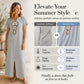 🌺🌊🌴 50% OFF! Embroidered maxi dress with slit – Summer elegance, absolute comfort.