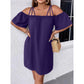 🔥HOT SALE 49% OFF!👗 Women's Elegant Solid Color Mini Dress