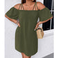 🔥HOT SALE 49% OFF!👗 Women's Elegant Solid Color Mini Dress