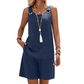 Casual Sleeveless Top and Shorts Lounge Set