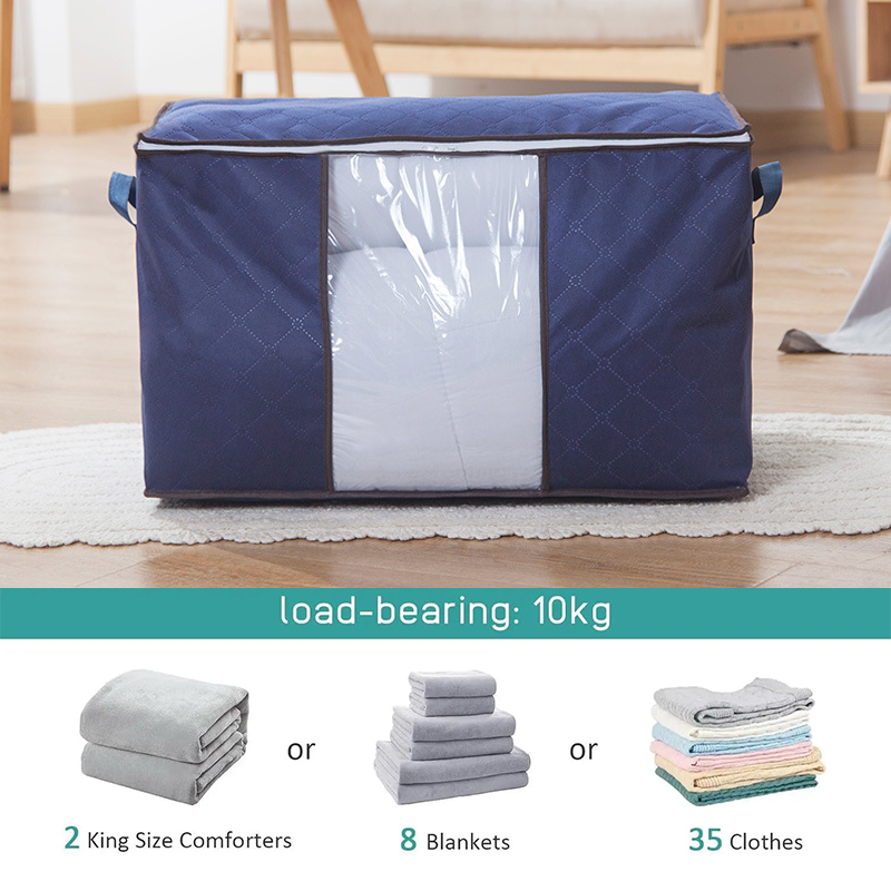 🏆Last Day Sale🔥StorRight™ 90L Heavy-Duty Storage Bag🏆Mothproof & Airtight with Clear Window🛏️ Thick, Airtight & Moving-Ready! 🇬🇧🧳
