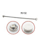 ✨ Install in seconds without drilling—adjustable tension rod for smarter storage at home 🏠