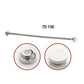 ✨ Install in seconds without drilling—adjustable tension rod for smarter storage at home 🏠