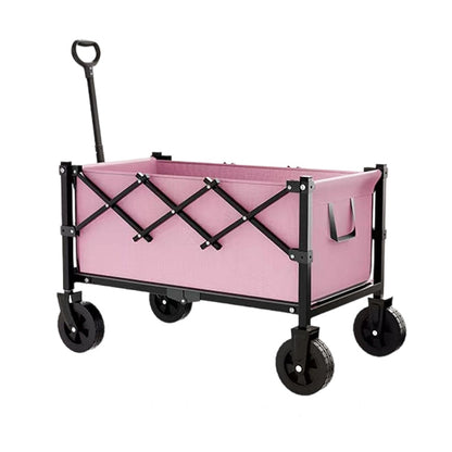 🎉 2026 Sale — Over 38,600 Sold! 🚜 Heavy Duty Collapsible Wagon Cart – All-Terrain Wheels, 130L Large Capacity, 1-Second Quick Fold ✨