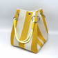 🏆👜 Limited Time - 50% OFF! ✨ Boho Striped Knit Bucket Handbag for Women – Handmade Summer Beach Shoulder Bag