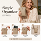 Leather Crossbody Phone Bag with Elegant Crocodile Pattern for Women