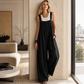 ⌛Limited-Time Offer-Women's Casual Wide Strap Button Jumpsuit
