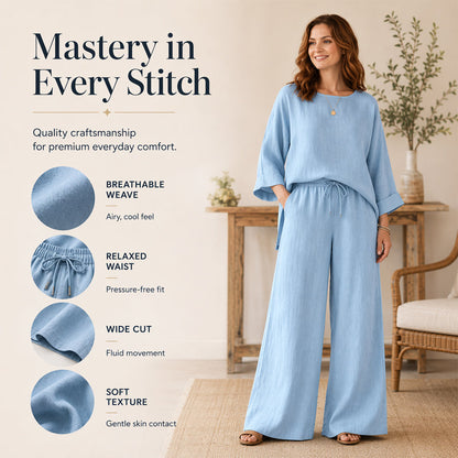 🌿Women's Casual Linen Blend 2-Piece Set
