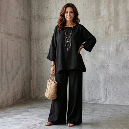 🌿Women's Casual Linen Blend 2-Piece Set