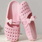 👡 Breathable Bow Mules – Cloud-Soft Slip-Ons ☁️
