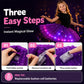 ✨ Light Up the Fun | Girls' LED Sequin Star Tulle Tutu Skirt