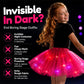 ✨ Light Up the Fun | Girls' LED Sequin Star Tulle Tutu Skirt