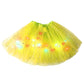 ✨ Light Up the Fun | Girls' LED Sequin Star Tulle Tutu Skirt