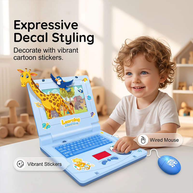 🏆🖥️Limited Time 50% Off‼️👧Interactive Simulation Toy Laptop｜Kids Educational Pretend Play Learning Toy🖥️