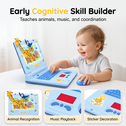 🏆🖥️Limited Time 50% Off‼️👧Interactive Simulation Toy Laptop｜Kids Educational Pretend Play Learning Toy🖥️
