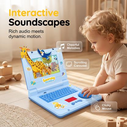 🏆🖥️Limited Time 50% Off‼️👧Interactive Simulation Toy Laptop｜Kids Educational Pretend Play Learning Toy🖥️