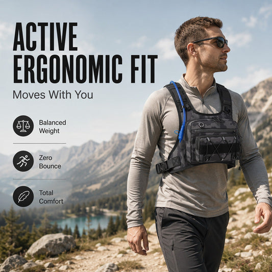 🎉 2026 Sale — Over 38000 Sold! 💰 Front & Back Cycling Vest Pack for Men durable