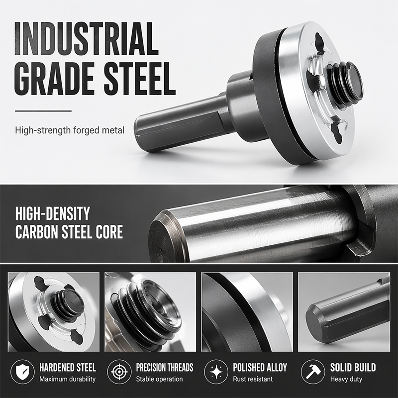 🏭Factory Special 🔥50% Off！🛠️Faster, smoother and easier to use！Heavy Duty Drill to Angle Grinder Adapter