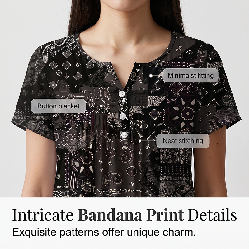 👚🌞Women's Casual V-Neck Top – Soft fabric, flattering fit & breathable – Perfect for summer days & effortless style ✨
