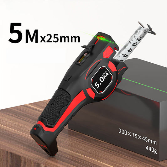 📢📢50% OFF !! ⏰2-in-1 Tape Measure with Laser Guide