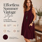 🩷Hot  Sale-50% OFF🌿Cotton And Linen Sleeveless Loose Dress with Pockets