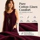 🩷Hot  Sale-50% OFF🌿Cotton And Linen Sleeveless Loose Dress with Pockets