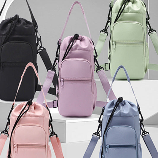 ⏳Limited time – 50% OFF⏰Water Bottle Carrier Bag with Phone Pockets