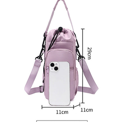 ⏳Limited time – 50% OFF⏰Water Bottle Carrier Bag with Phone Pockets
