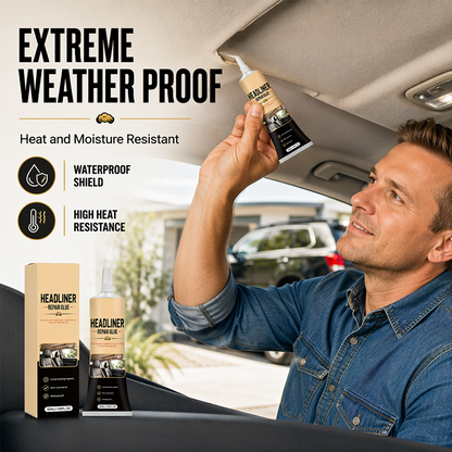 🥳2026 HOT SALE🥳💞50K+ SOLD!🚗🔧 50% OFF! Waterproof Car Headliner Repair Glue – High‑strength adhesive for sagging ceilings & interiors. Restore your car’s roof – no special tools needed! 🛡️✨