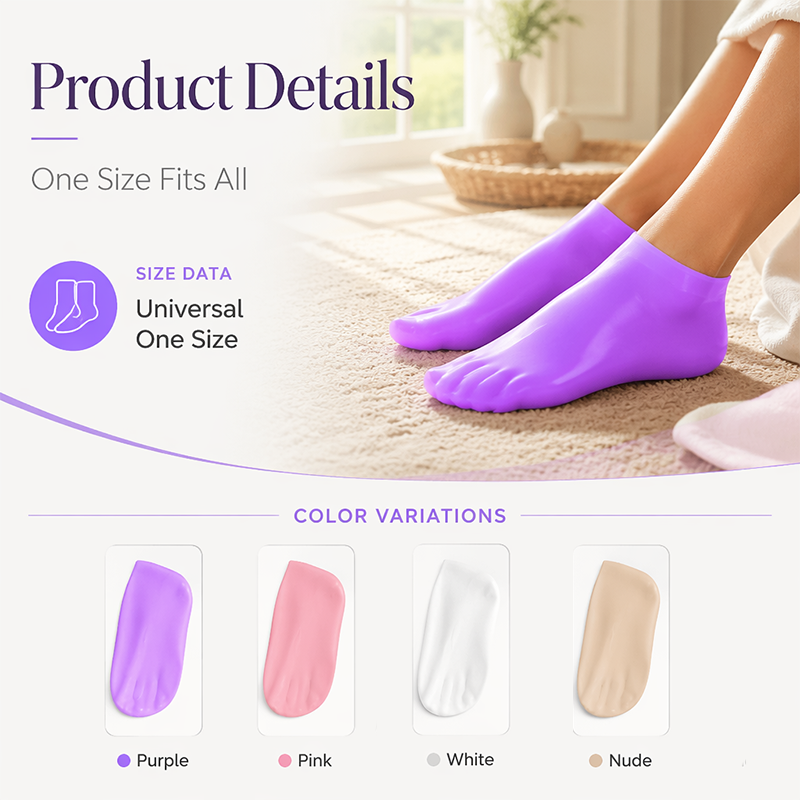 🩷BUY 1 GET 1 FREE🩷Moisturizing Foot Mask Exfoliating Silicone Socks Beach Protective Socks👣