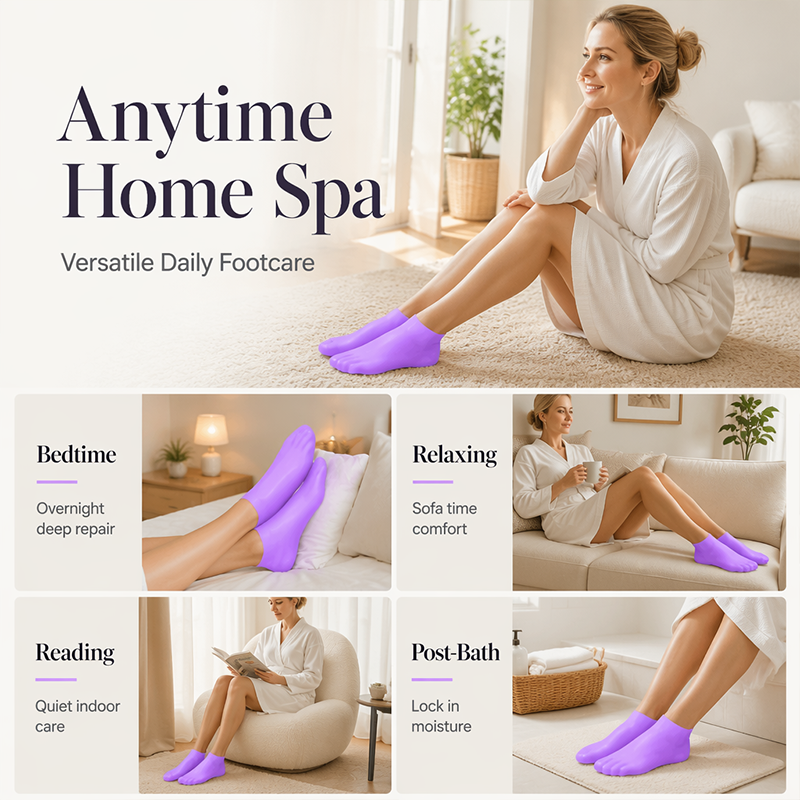 🩷BUY 1 GET 1 FREE🩷Moisturizing Foot Mask Exfoliating Silicone Socks Beach Protective Socks👣