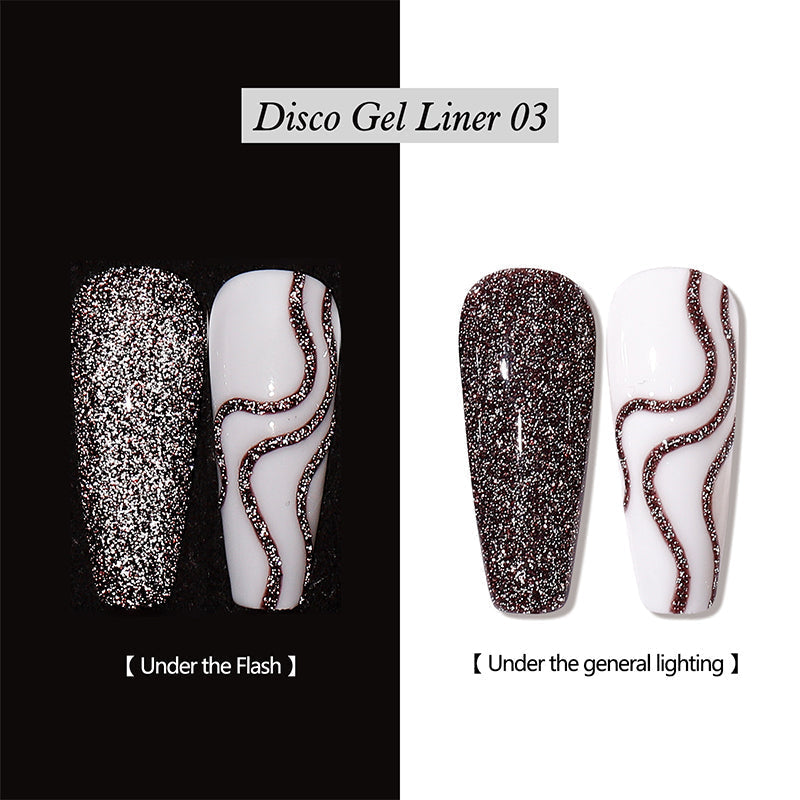 💗LAST DAY SALE 50% OFF⚡50K+ SOLD!!💅| Reflective Glitter Gel Nail Polish Liner