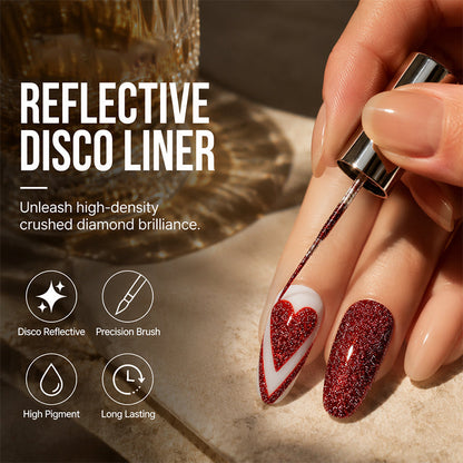 💗LAST DAY SALE 50% OFF⚡50K+ SOLD!!💅| Reflective Glitter Gel Nail Polish Liner