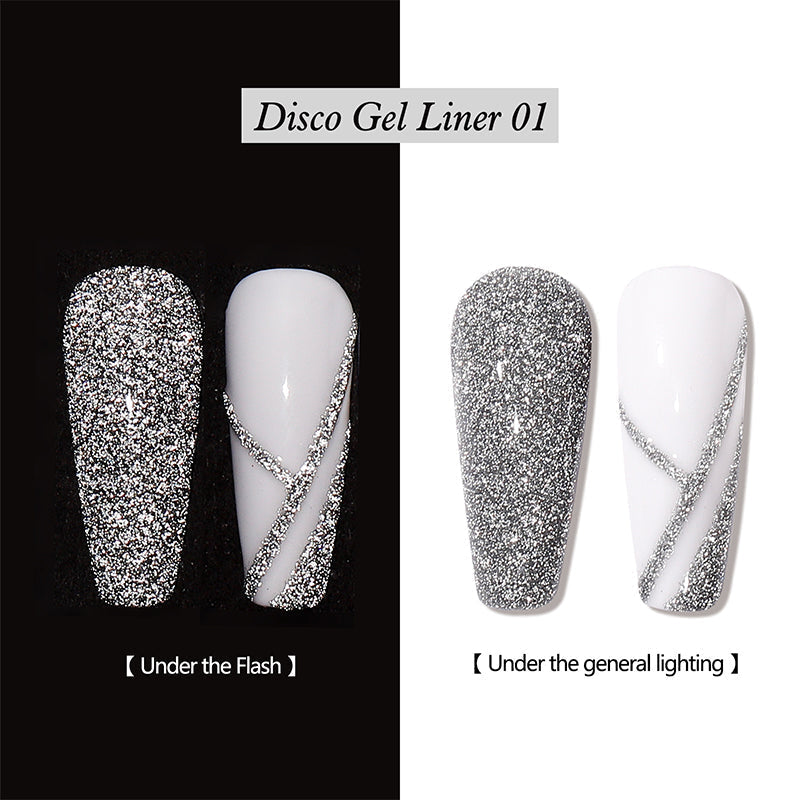 💗LAST DAY SALE 50% OFF⚡50K+ SOLD!!💅| Reflective Glitter Gel Nail Polish Liner