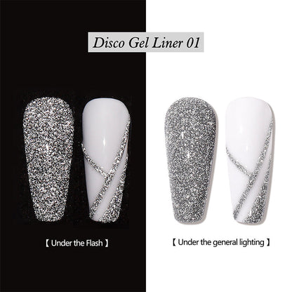 💗LAST DAY SALE 50% OFF⚡50K+ SOLD!!💅| Reflective Glitter Gel Nail Polish Liner