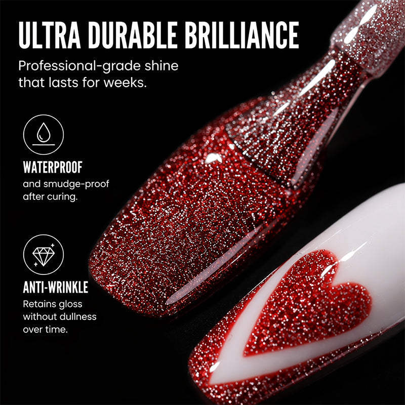💗LAST DAY SALE 50% OFF⚡50K+ SOLD!!💅| Reflective Glitter Gel Nail Polish Liner