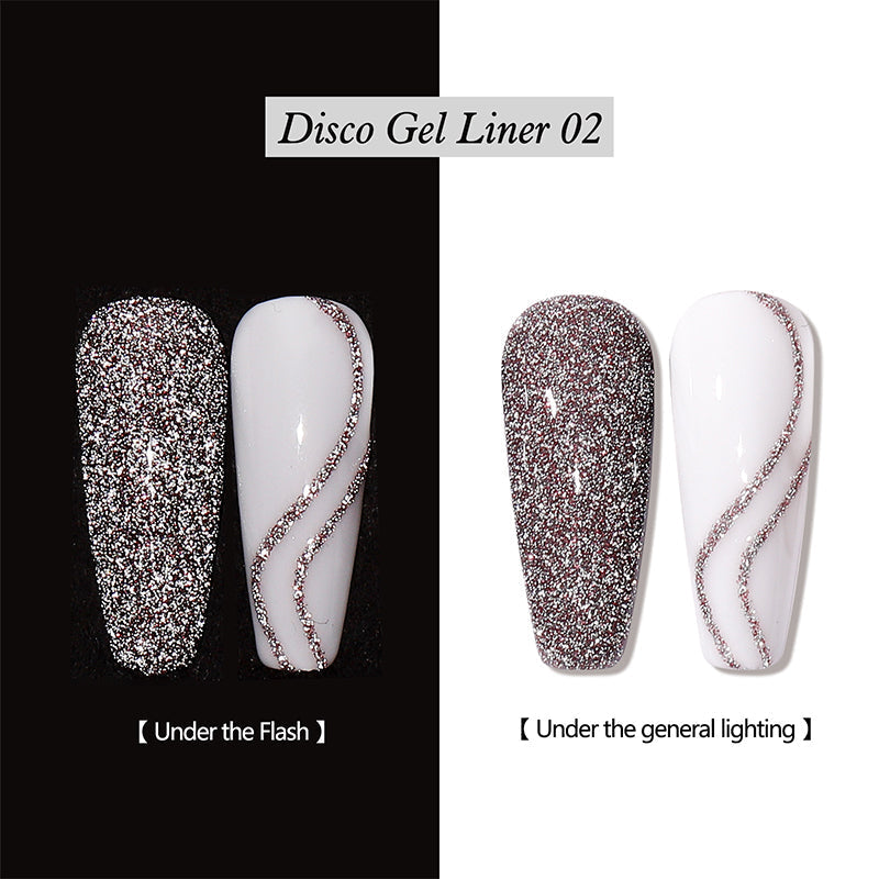 💗LAST DAY SALE 50% OFF⚡50K+ SOLD!!💅| Reflective Glitter Gel Nail Polish Liner