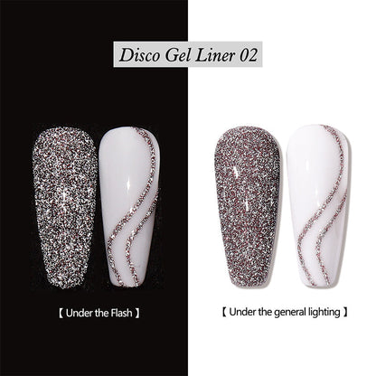 💗LAST DAY SALE 50% OFF⚡50K+ SOLD!!💅| Reflective Glitter Gel Nail Polish Liner