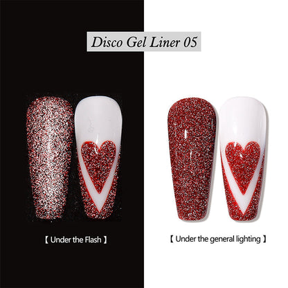 💗LAST DAY SALE 50% OFF⚡50K+ SOLD!!💅| Reflective Glitter Gel Nail Polish Liner