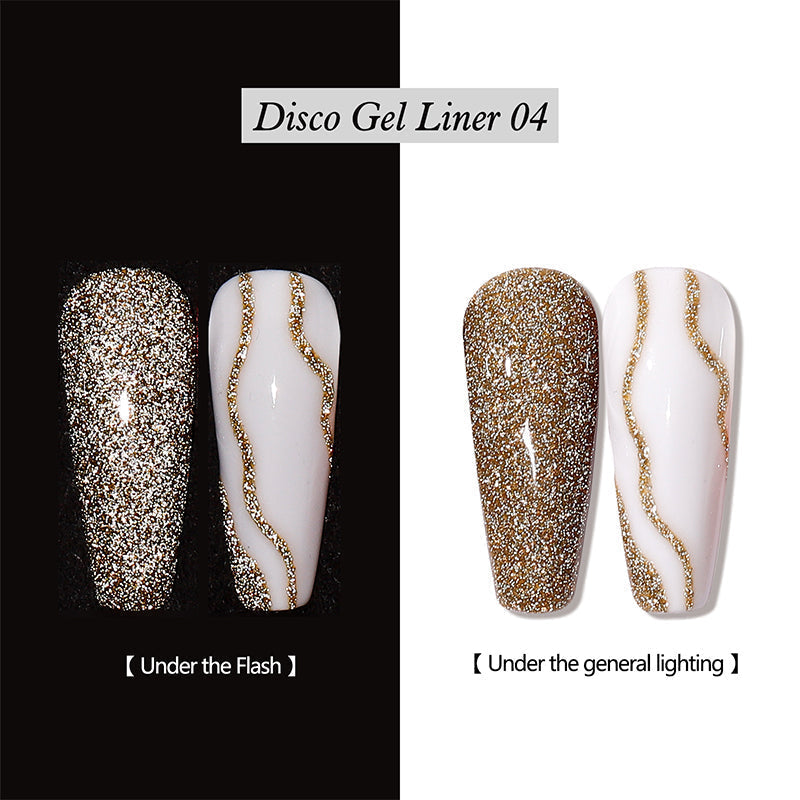 💗LAST DAY SALE 50% OFF⚡50K+ SOLD!!💅| Reflective Glitter Gel Nail Polish Liner