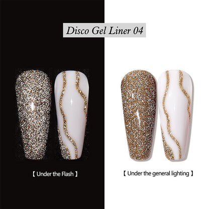 💗LAST DAY SALE 50% OFF⚡50K+ SOLD!!💅| Reflective Glitter Gel Nail Polish Liner