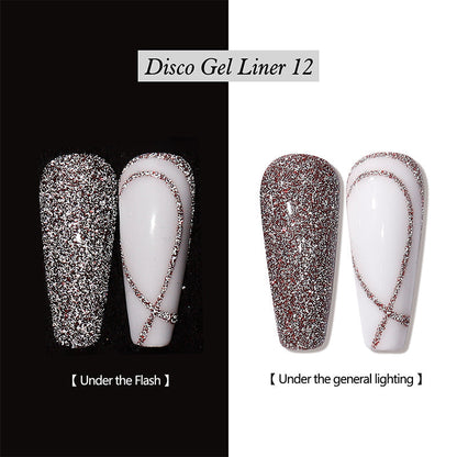 💗LAST DAY SALE 50% OFF⚡50K+ SOLD!!💅| Reflective Glitter Gel Nail Polish Liner