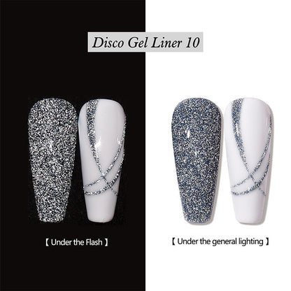 💗LAST DAY SALE 50% OFF⚡50K+ SOLD!!💅| Reflective Glitter Gel Nail Polish Liner