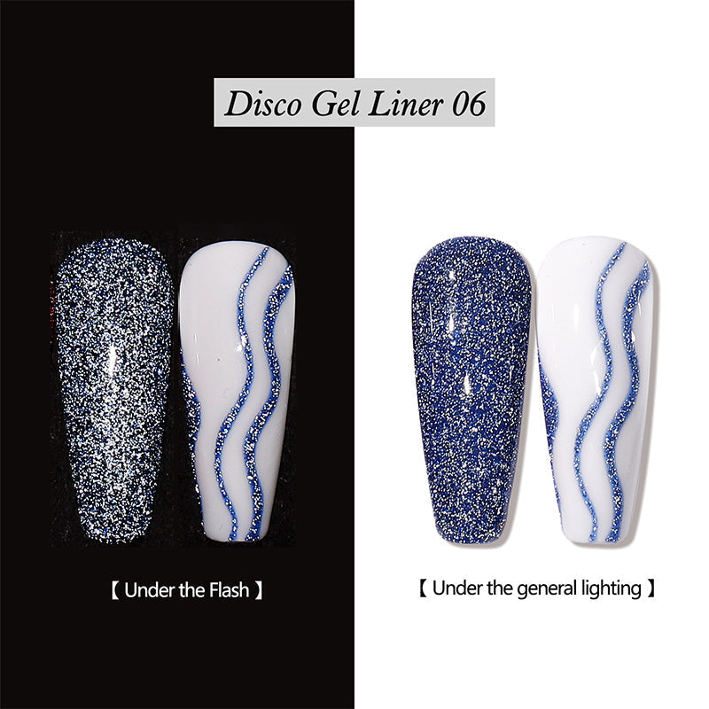 💗LAST DAY SALE 50% OFF⚡50K+ SOLD!!💅| Reflective Glitter Gel Nail Polish Liner