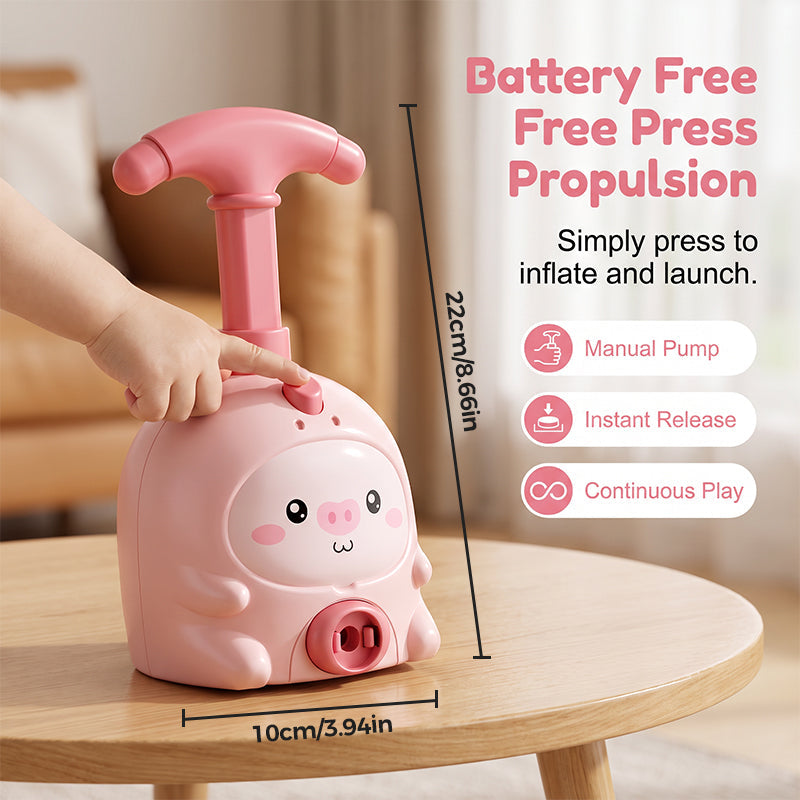 Balloon-Powered Launcher Car Toy Set for Kids