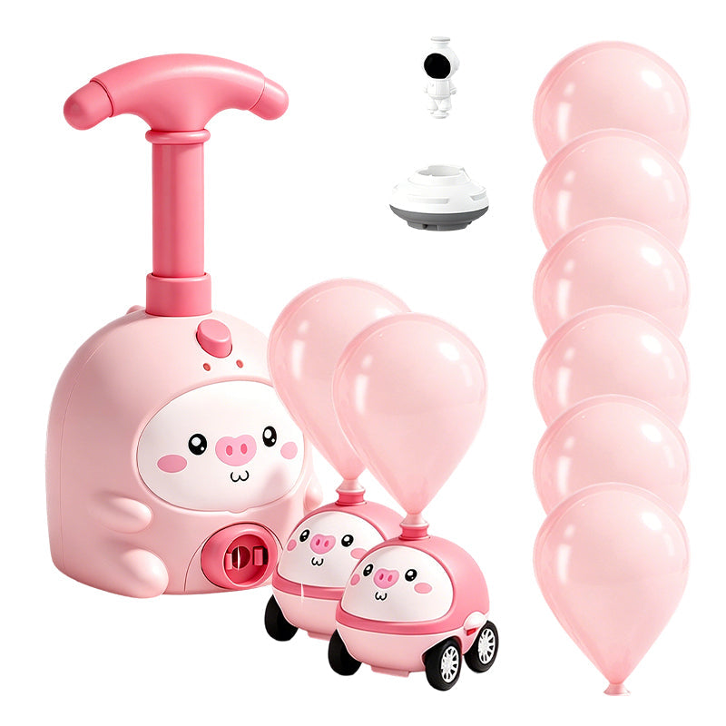 Balloon-Powered Launcher Car Toy Set for Kids