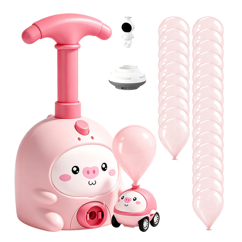 Balloon-Powered Launcher Car Toy Set for Kids