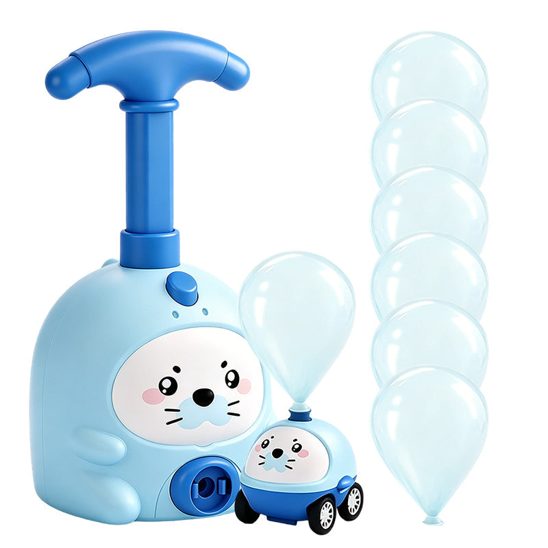 Balloon-Powered Launcher Car Toy Set for Kids
