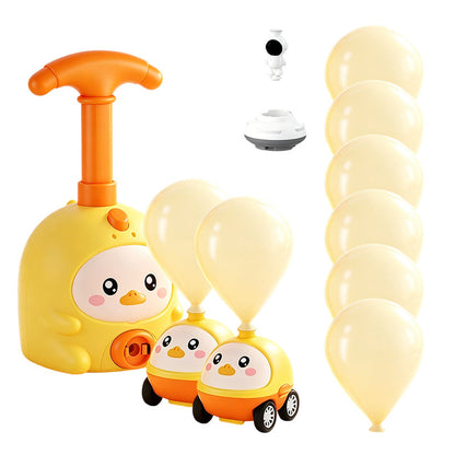 Balloon-Powered Launcher Car Toy Set for Kids