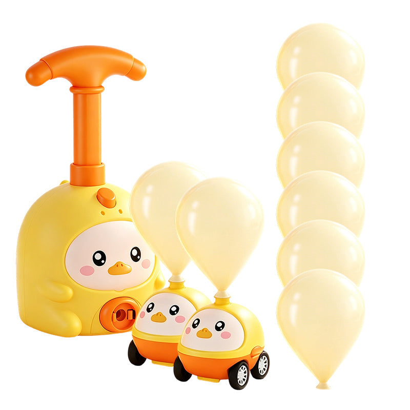 Balloon-Powered Launcher Car Toy Set for Kids